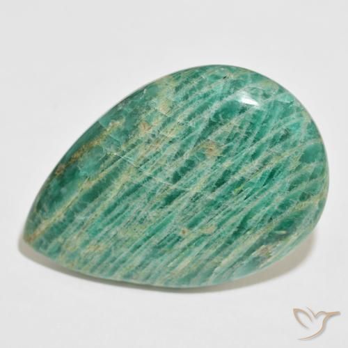 70.18ct Natural Verde medio Amazonita, En forma de pera, Opaco