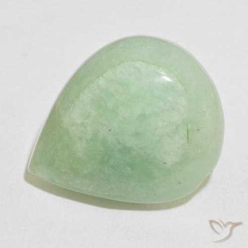 26.28ct Natural Verde medio Amazonita, En forma de pera, Opaco