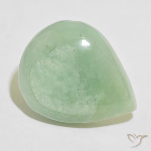 Amazonita Verde medio natural de 26.28 ct, En forma de pera, Opaco
