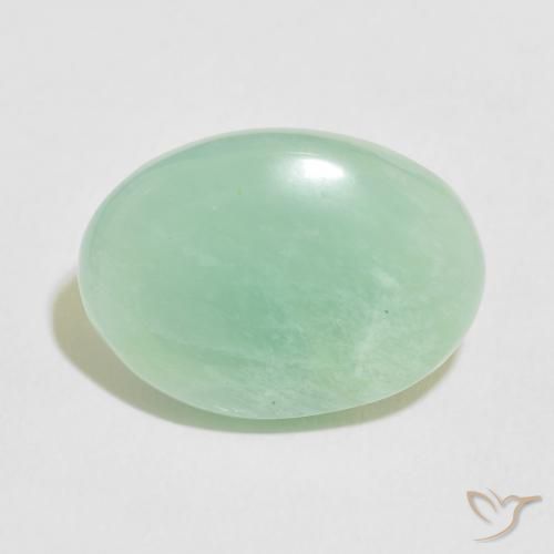 10.01ct Natural Verde medio Amazonita, Ovalada, Opaco