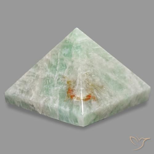 Amazonita Verde pálido natural de 86.77 ct, Cuadrado, Opaco