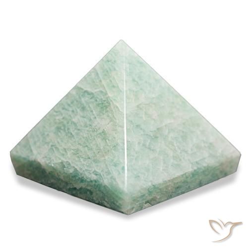 Amazonita Verde pálido natural de 106.50 ct, Cuadrado, Opaco