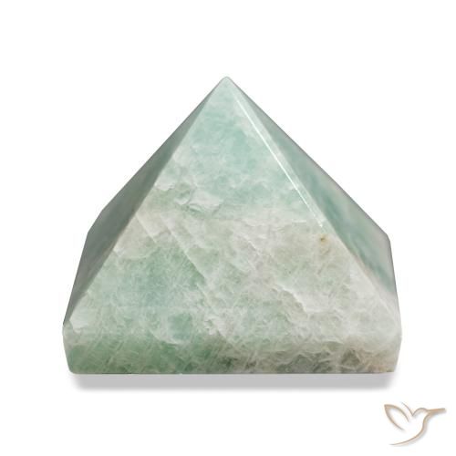 Amazonita Verde pálido natural de 88.94 ct, Cuadrado, Opaco