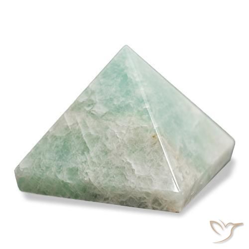 Amazonita Verde pálido natural de 88.94 ct, Cuadrado, Opaco