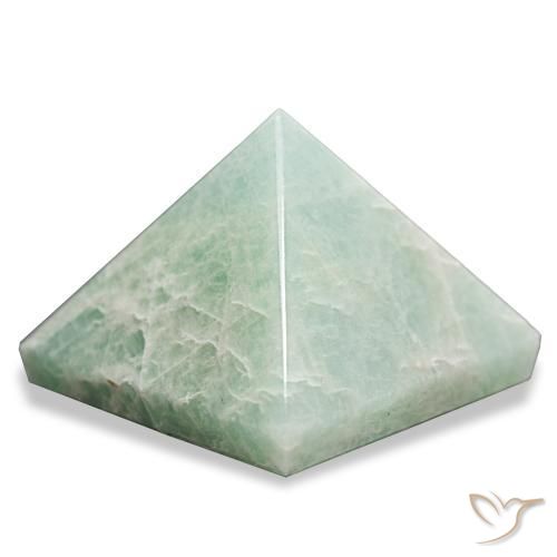 Amazonita Verde pálido natural de 88.94 ct, Cuadrado, Opaco