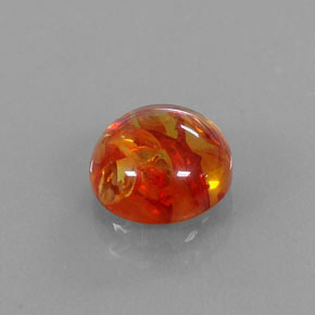 Ámbar Naranja amarillo natural de 1.50 ct, Transparente, Transparente / Translúcido