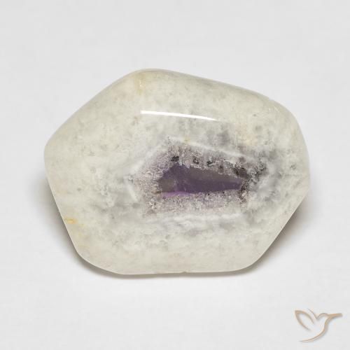 9.18ct Natural Multicolor Rebanada de geoda de amatista, Elegante, Transparente