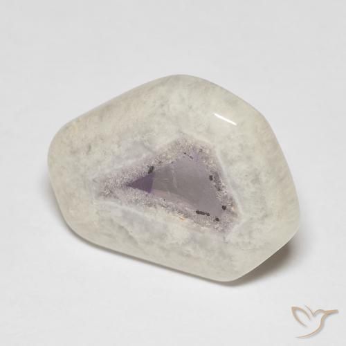 Rebanada de geoda de amatista Multicolor natural de 11.54 ct, Elegante, Transparente
