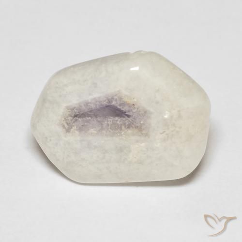 Rebanada de geoda de amatista Multicolor natural de 7.46 ct, Elegante, Transparente