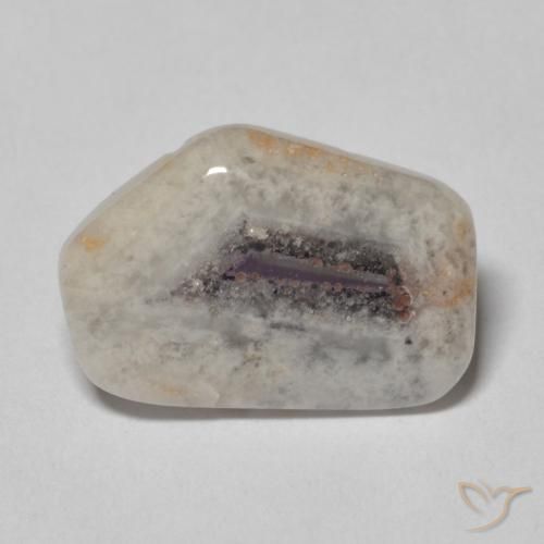 6.15ct Natural Multicolor Rebanada de geoda de amatista, Elegante, Transparente