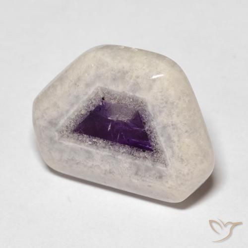 14.42ct Natural Multicolor Rebanada de geoda de amatista, Elegante, Transparente