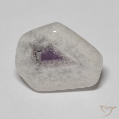 6.74ct Natural Multicolor Rebanada de geoda de amatista, Elegante, Transparente