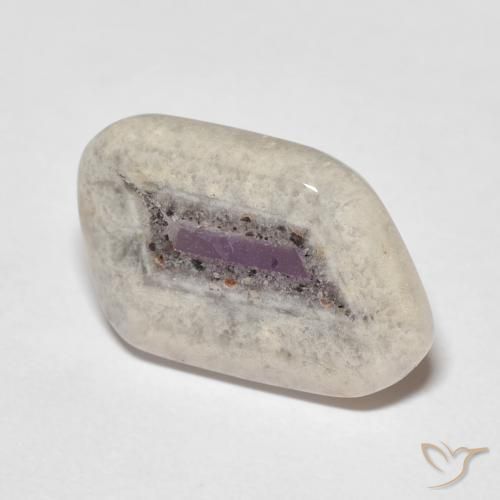 Rebanada de geoda de amatista Multicolor natural de 6.08 ct, Elegante, Transparente