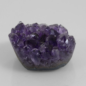 Geoda de amatista Violeta natural de 97.19 ct, Forma elegante, Opaco