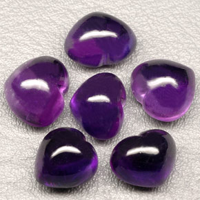 Gemas de amatista violeta natural de  ct, transparente, transparente / translúcido