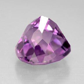 Amatista violeta natural de 5,54 ct, en forma de pera, VS-SI