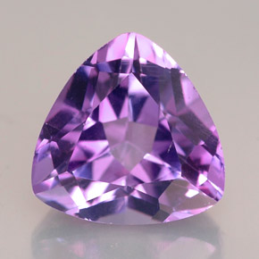 Amatista violeta natural de 4,65 ct, trillón, VVS