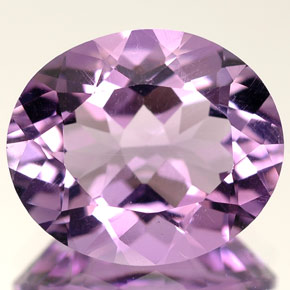 Amatista violeta natural de 6,50 ct, corte óvalo, VVS