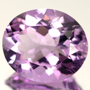 Amatista violeta natural de 6,50 ct, corte óvalo, VVS