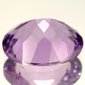 Amatista violeta natural de 6,50 ct, corte óvalo, VVS