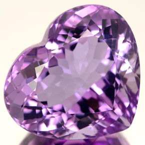 Amatista violeta natural de 12,13 ct, forma de corazón, VVS