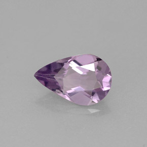 Amatista Violeta natural de 0.96 ct, En forma de pera, VVS-VS