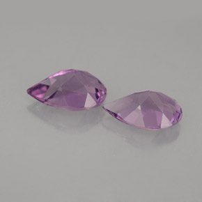 Gemas de amatista violeta natural de  ct, en forma de pera, VVS-VS
