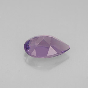 Amatista violeta natural de 1,08 ct, en forma de pera, VS