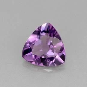 Amatista violeta natural de 1,36 ct, trillón, VVS