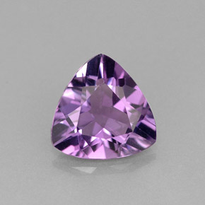 Amatista violeta natural de 1,36 ct, trillón, VVS