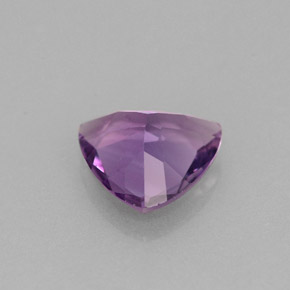 Amatista violeta natural de 1,36 ct, trillón, VVS