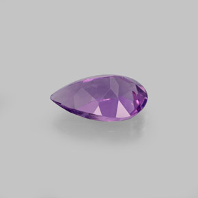 Amatista violeta natural de 1,17 ct, en forma de pera, VVS-VS