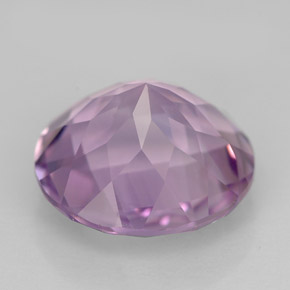 Amatista violeta natural de 3,28 ct, corte redondo, VVS