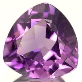 Amatista violeta natural de 1,58 ct, trillón, VVS-VS