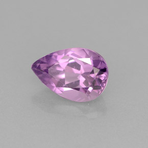 Amatista violeta natural de 1,36 ct, en forma de pera, VVS-VS