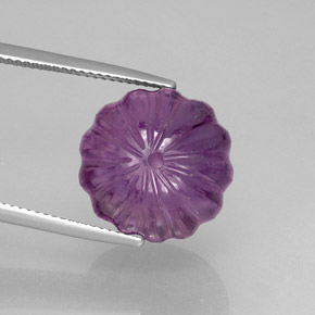 Amatista violeta natural de 20,02 ct, transparente, transparente / translúcido