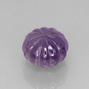 Amatista violeta natural de 21,93 ct, transparente, transparente / translúcido
