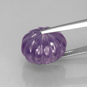 Amatista violeta natural de 21,93 ct, transparente, transparente / translúcido
