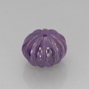 Amatista violeta natural de 16,95 ct, transparente, transparente / translúcido