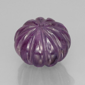 Amatista violeta natural de 14,70 ct, transparente, transparente / translúcido