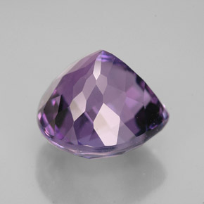 Amatista violeta natural de 7,06 ct, en forma de pera, VVS