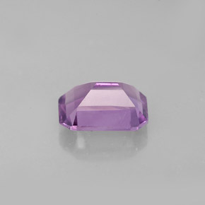 Amatista violeta natural de 1,27 ct, corte esmeralda, VVS-VS