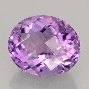Amatista violeta natural de 7,83 ct, corte óvalo, IF