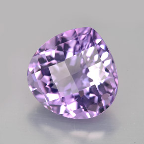 Amatista violeta natural de 8,58 ct, en forma de pera, VVS