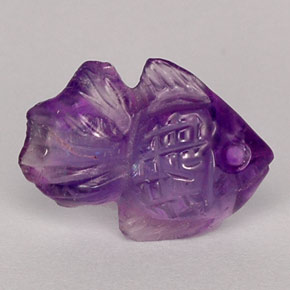 Amatista violeta natural de 4,76 ct, transparente, transparente / translúcido