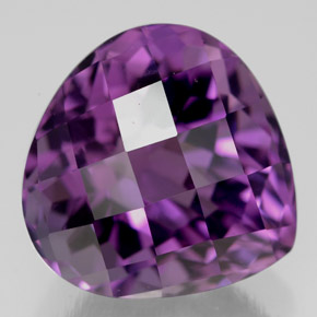 Amatista violeta natural de 7,21 ct, en forma de pera, VVS-VS