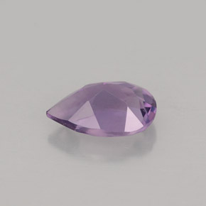 Amatista Violeta natural de 1.19 ct, En forma de pera, VVS-VS