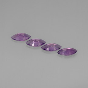 Gemas de amatista violeta natural de  ct, marquesa, VVS-VS
