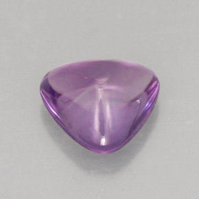 Amatista violeta natural de 1,27 ct, trillón, transparente