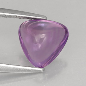 Amatista violeta natural de 1,27 ct, trillón, transparente